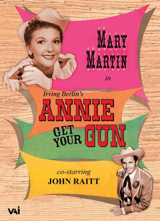 Annie Get Your Gun - 1957 Tv Production - Irving Berlin - Elokuva - VAI - 0089948460091 - perjantai 12. tammikuuta 2018