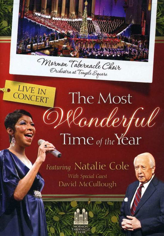 Cover for Cole,natalie &amp; Mormon Tabernacle Choir · Live in Concert: Most Wonderful Time of the Year (DVD) (2010)