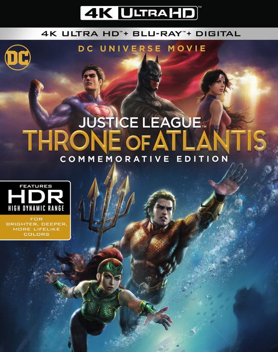 Dcu Justice League: Throne of Atlantis - Dcu Justice League: Throne of Atlantis - Filmy - Warner Bros. - 0883929645091 - 13 listopada 2018