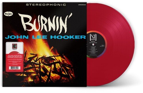 Cover for John Lee Hooker · Burnin' (Indie Exclusive Translucent Red Vinyl) (LP) (2023)