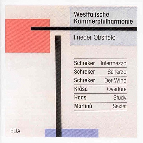 Chamber Music - Schreker / Krasa / Haas / Martinu / Westphalia - Música - EDA - 4012476000091 - 1 de setembro de 1996