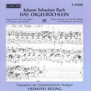 Cover for Bach / Stuttgart Church Choir, Rilling · Orgelbuchlein Iii: Chorales for Whitsuntide (CD) (1995)