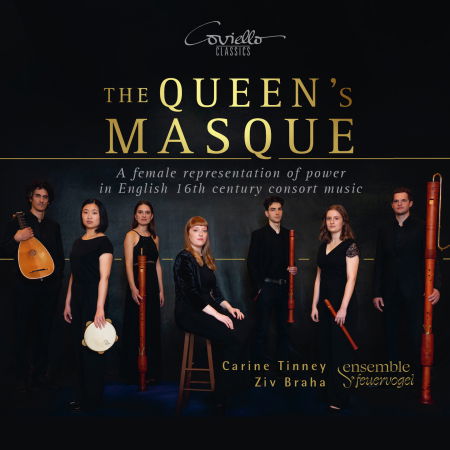 Cover for Carine Tinney &amp; Ziv Braha &amp; Ensemble Feuervogel · Peter Philips: The Queen's Masque (CD) (2024)