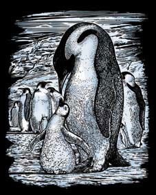 Cover for Sequin Art 0609 · Sequin Art 0609 - Artfoil Silver - Penguins (Toys)