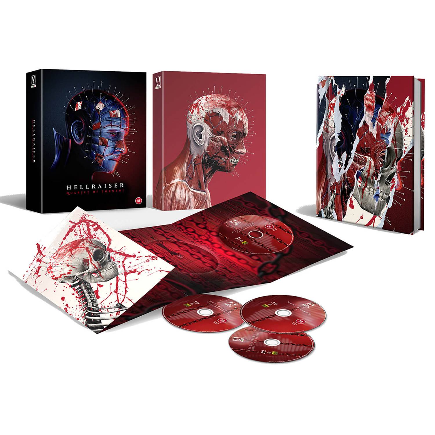 Clive Barker · Hellraiser Quartet Of Torment Limited Edition (Blu 