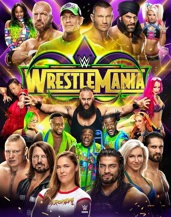 Cover for Wwe Wrestlemania 34 · Wwe: Wrestlemania 34 (Blu-ray) (2018)