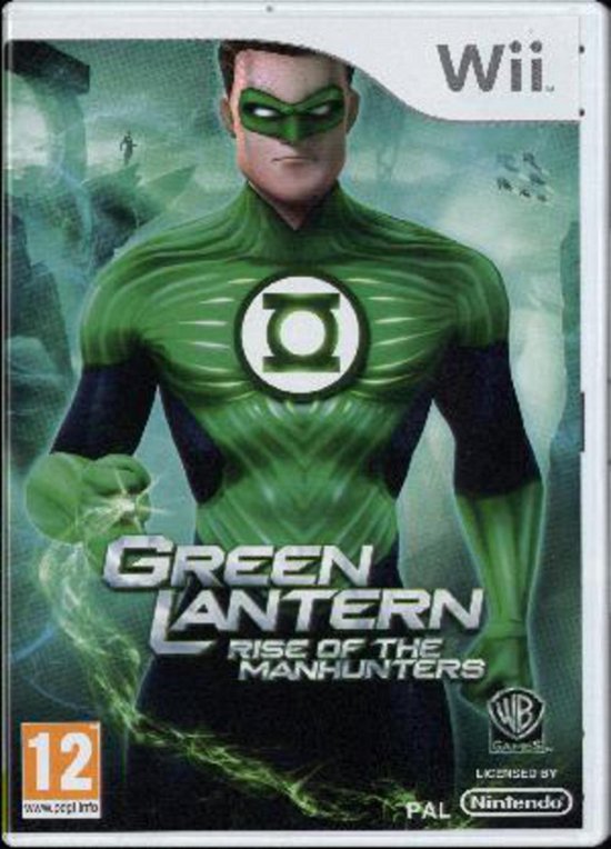Cover for Warner Home Video · Green Lantern: Rise of the Manhunters (Wii) (2020)
