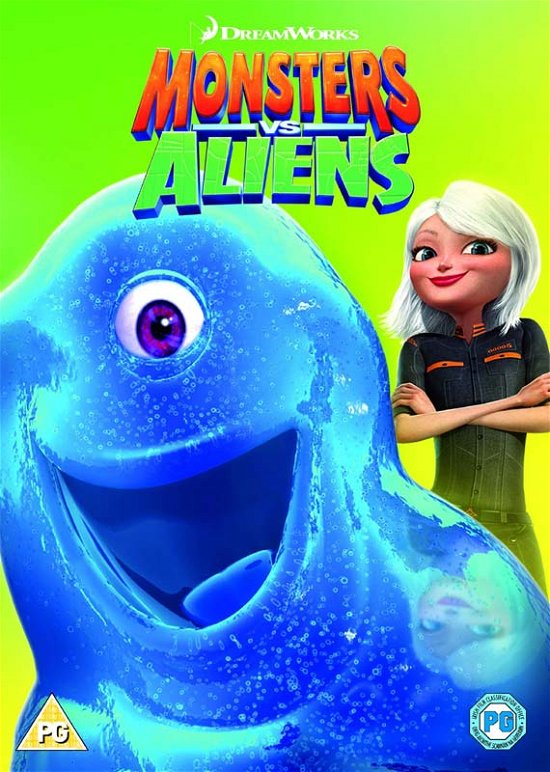 Cover for Monsters vs Aliens (DVD) (2018)