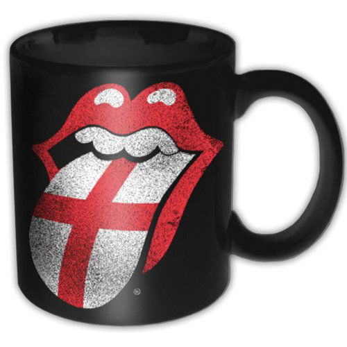 Cover for The Rolling Stones · Mug: Tongue England (Mug) [Black edition] (2014)