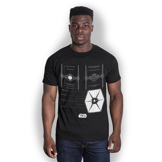 Cover for Star Wars · Star Wars Unisex Tee: Tie Fighter (CLOTHES) [size XL] [Black - Unisex edition] (2015)
