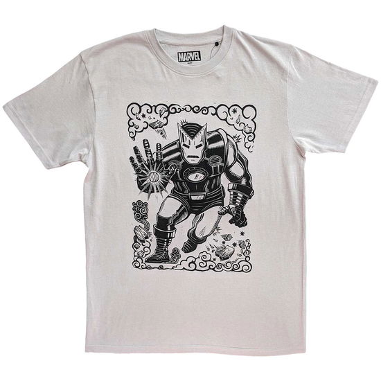 Marvel Comics Unisex T-Shirt: Iron Man Sketch - Marvel Comics - Merchandise -  - 5056561097091 - 