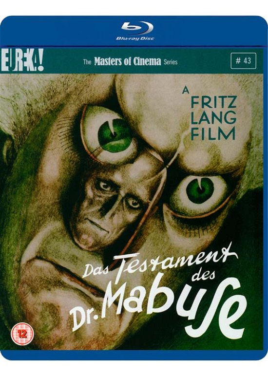 Cover for DAS TESTAMENT DES DR MABUSE THE TESTAMENT OF DR. MABUSE Masters of Cinema Dual Format Bluray  DVD · Das Testament Des Dr Mabuse (The Testament Of Dr. Mabuse) (Blu-ray) (2012)