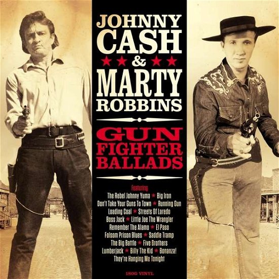 Cover for Johnny Cash &amp; Marty Robbins · Gunfighter Ballads (LP) (2022)