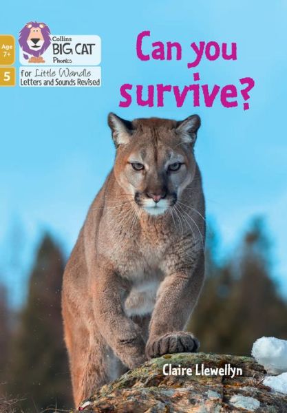 Cover for Claire Llewellyn · Can you survive?: Phase 5 Set 4 - Big Cat Phonics for Little Wandle Letters and Sounds Revised – Age 7+ (Taschenbuch) (2022)