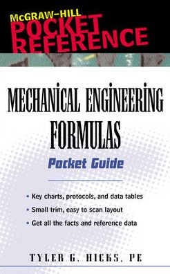 Cover for Tyler Hicks · Mechanical Engineering Formulas Pocket Guide (Spiral Book) [Ed edition] (2003)