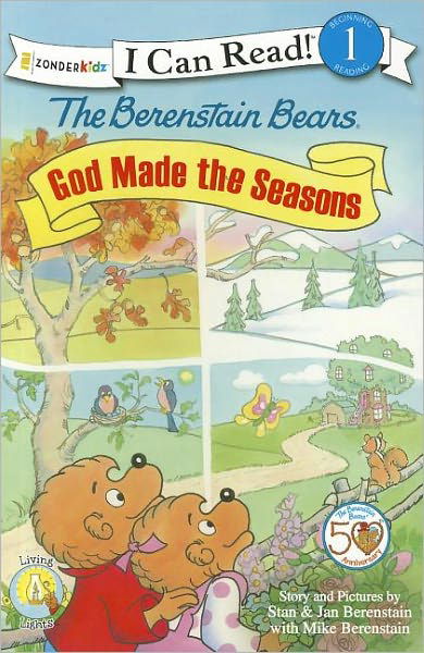 The Berenstain Bears, God Made the Seasons: Level 1 - I Can Read! / Berenstain Bears / Living Lights: A Faith Story - Stan Berenstain - Kirjat - Zondervan - 9780310725091 - lauantai 25. elokuuta 2012