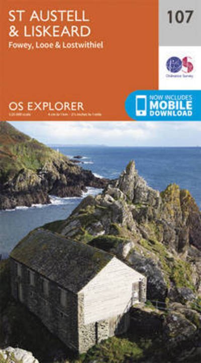 Cover for Ordnance Survey · St.Austell, Liskeard, Fowey, Looe and Lostwithiel - OS Explorer Map (Map) [September 2015 edition] (2015)
