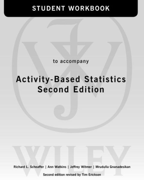 Cover for Scheaffer, Richard L. (University of Florida) · Activity-Based Statistics, 2nd Edition Student Guide (Paperback Book) (2008)
