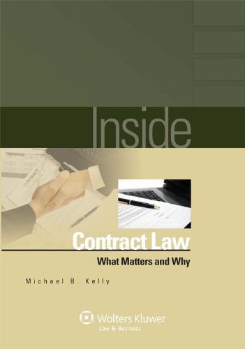 Cover for Michael B. Kelly · Inside Contract Law: What Matters and Why (Inside (Wolters Kluwer)) (Paperback Book) [Stu Stg edition] (2010)