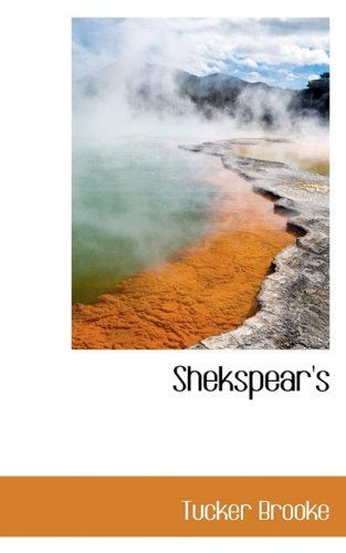 Cover for Tucker Brooke · Shekspear's (Gebundenes Buch) (2009)
