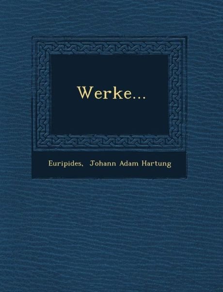 Cover for Euripides · Werke... (Paperback Book) (2012)