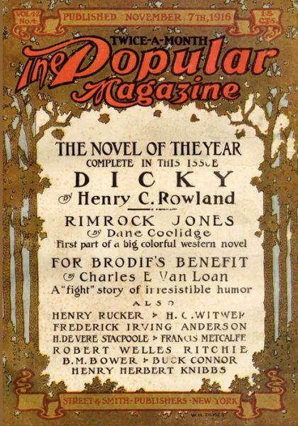 Henry De Vere Stacpoole · Pulp Classics: the Popular Magazine (November 7, 1916) (Pocketbok) (2024)