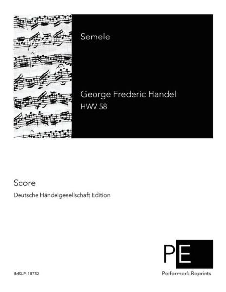 Cover for George Frideric Handel · Semele (Pocketbok) (2014)