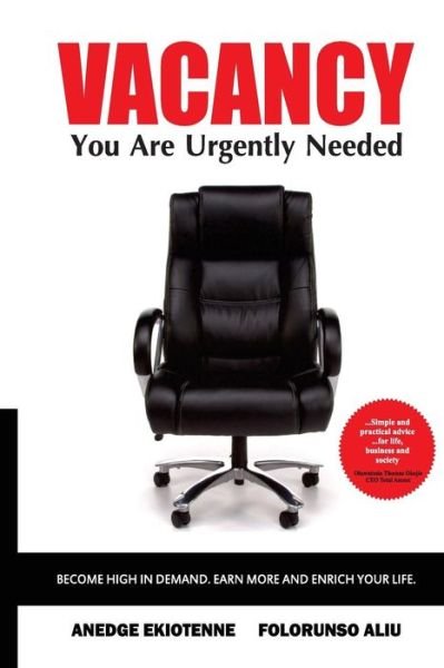 Cover for Folorunso Aliu · Vacancy You Are Urgently Needed (Paperback Book) (2016)