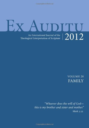 Cover for Klyne Snodgrass · Ex Auditu - Volume 28: an International Journal of Theological Interpretation of Scripture (Paperback Book) (2013)