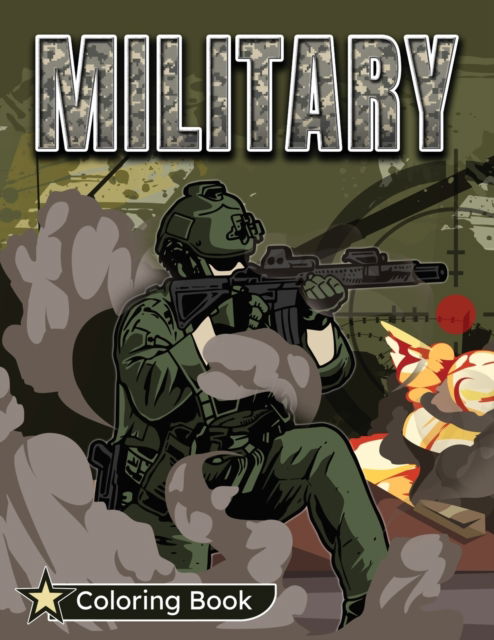 Cover for Doubleexpo · Military Coloring Book (Paperback Book) (2021)