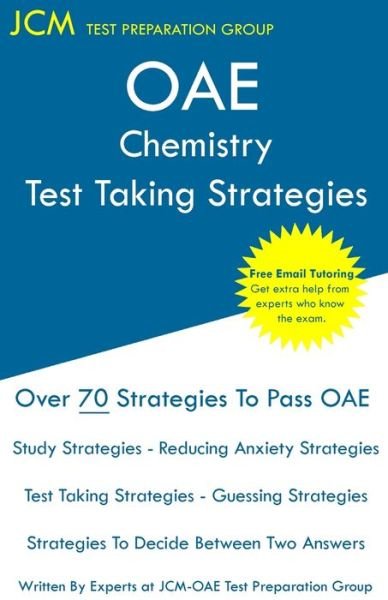 Cover for Jcm-Oae Test Preparation Group · OAE Chemistry Test Taking Strategies (Paperback Book) (2019)