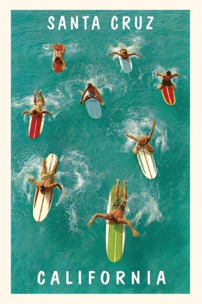 Cover for Found Image Press · The Vintage Journal Surfers from Above, Santa Cruz, California (Paperback Book) (2022)