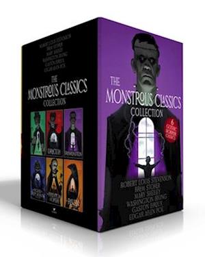 Cover for Robert  Louis Stevenson · The Monstrous Classics Collection (Boxed Set): Dr. Jekyll and Mr. Hyde &amp; Other Stories; Dracula; Frankenstein; The Legend of Sleepy Hollow &amp; Other Stories; The Phantom of the Opera; The Raven &amp; Other Writings - Monstrous Classics Collection (Taschenbuch) [Boxed Set edition] (2025)