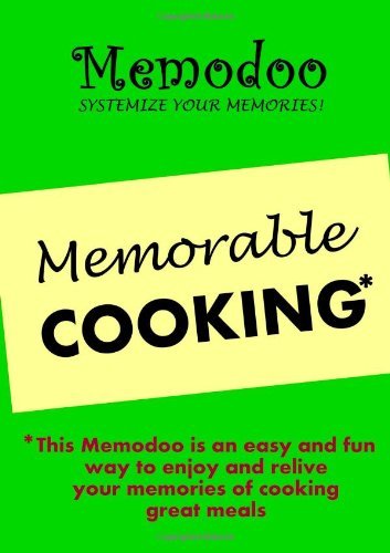 Memodoo Memorable Cooking - Memodoo - Kirjat - Confetti Publishing - 9781939235091 - keskiviikko 7. marraskuuta 2012