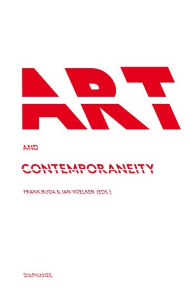 Cover for Frank Ruda · Art and Contemporaneity (Taschenbuch) (2015)