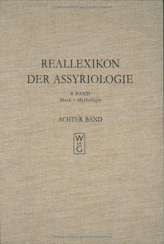 Cover for Bruno Meissner · Reallexikon Der Assyriologie Und Vorderasiatischen Archaologie: Meek - Mythologie (Hardcover Book) [German edition] (1997)