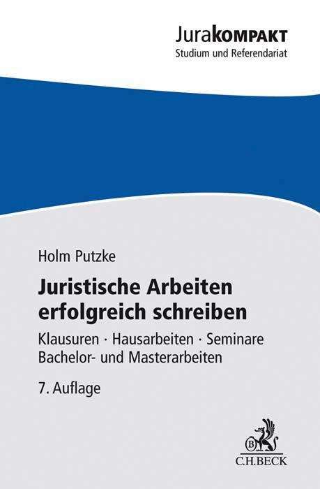 Cover for Putzke · Juristische Arbeiten erfolgreich (Book)