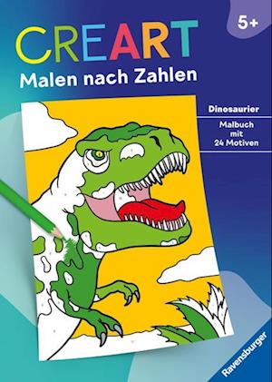 Ravensburger CreArt Malen nach Zahlen ab 5 Dinosaurier - 24 Motive - Stefan Richter - Książki - Ravensburger Verlag GmbH - 9783473489091 - 1 września 2024