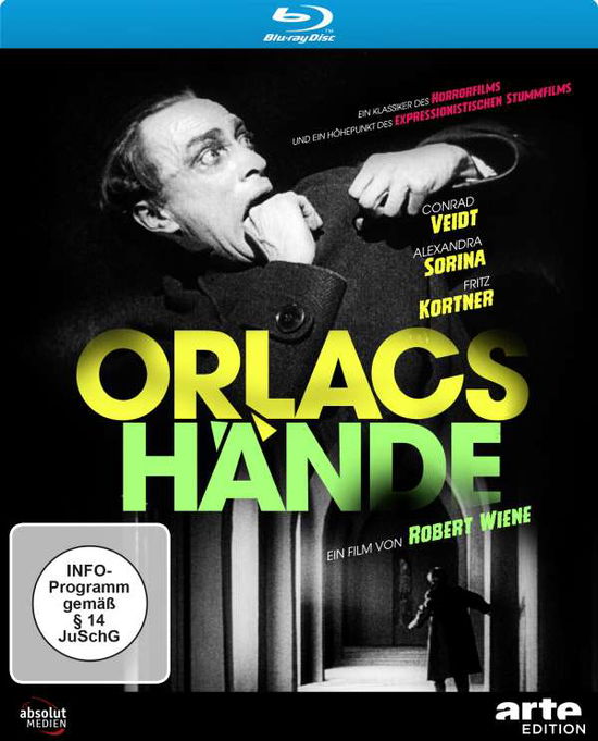 Cover for Robert Wiene · Orlacs Hände (1923) (Blu-ray) (Blu-ray) (2019)