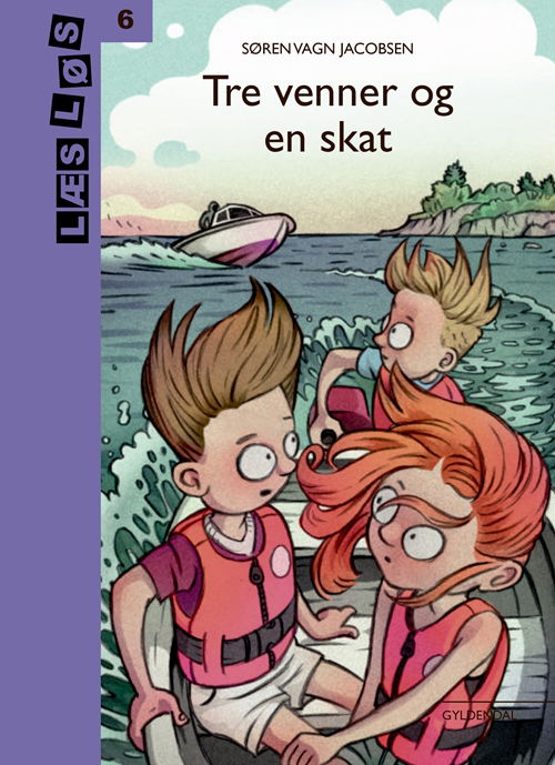 Cover for Søren Vagn Jacobsen · Læs løs 6: Tre venner og en skat (Innbunden bok) [1. utgave] (2018)