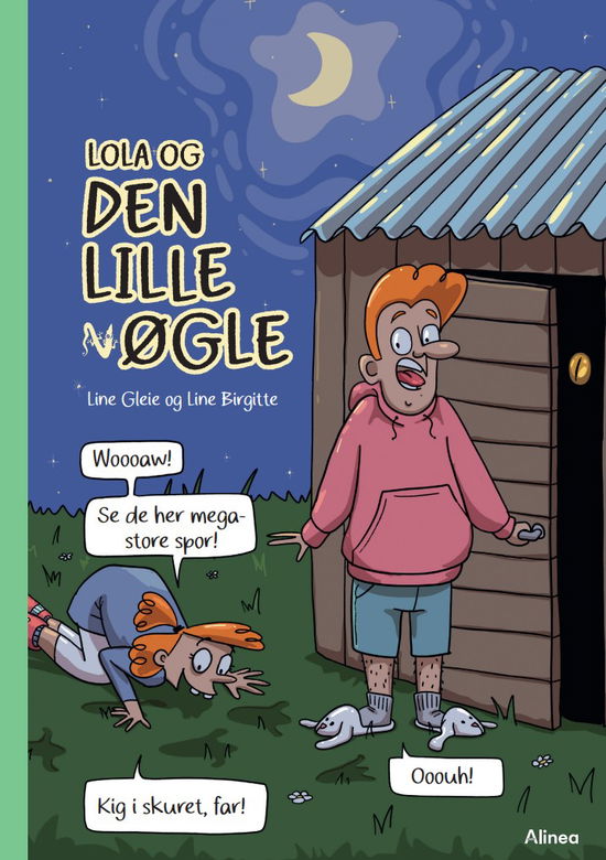 Line Gleie · Lola-serien: Lola og den lille øgle, Grøn Læseklub (Bound Book) [1st edition] (2024)