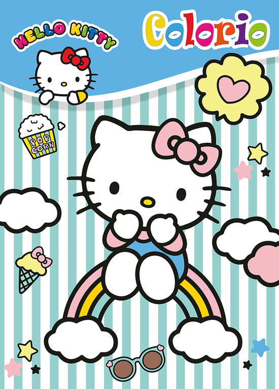 Cover for Hello Kitty – Colorama Coloring book vol. 2 (Sewn Spine Book) [1st edition] (2021)