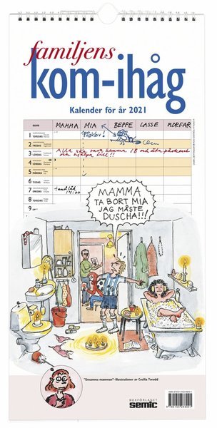 Cover for Cecilia Torudd · Familjens kom-ihåg-kalender 2021 (Spiral Book) (2020)