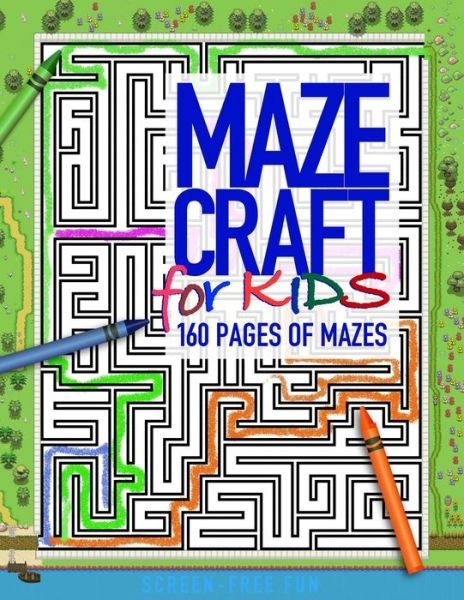 Cover for Dooldlebox Press · MAZECRAFT for kids 160 pages of mazes (Paperback Bog) (2020)
