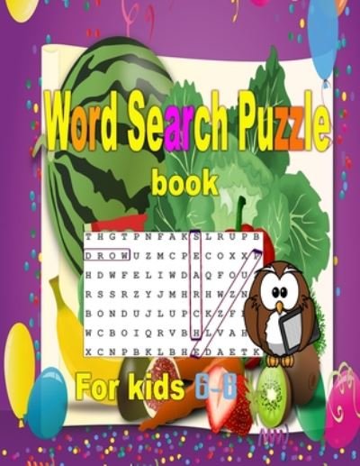 Cover for Hmy 2020 · Word Search Puzzle Book for Kids 6-8 (Paperback Bog) (2020)