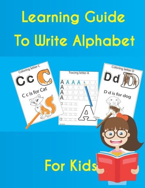 Cover for Lahcen Ajrar · Learning guide to Write alphabet for kids (Pocketbok) (2020)