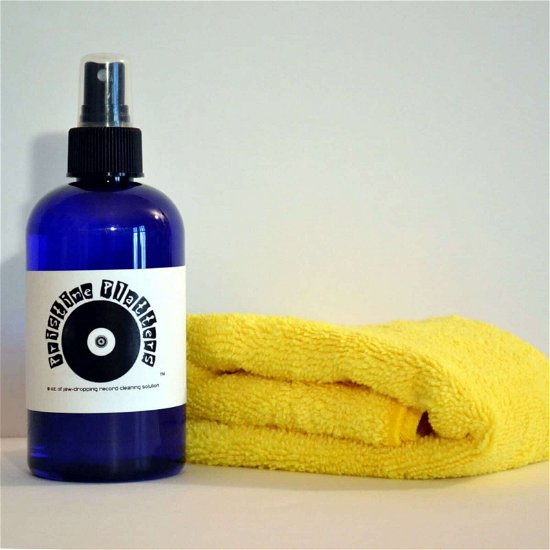 Cover for PRISTINE PLATTERS · Record Cleaning Solution &amp; Cloth (Vinyl Accessory)