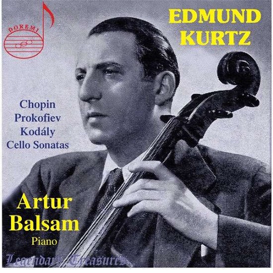 Cover for Kurtz / Balsam · Prokofiev / Chopin / Kodaly: Cello Sonatas (CD) (2021)