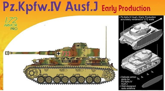 1/72 Pz.kpfw.iv Ausf.j Early Production - Dragon - Produtos - Marco Polo - 0089195874092 - 