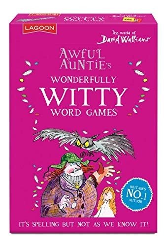 Cover for David Walliams Awful Aunties Wonderfully Witty Card Game · David Walliams Awful Auntie's Wonderfully Witty Word Games (MERCH) (2020)